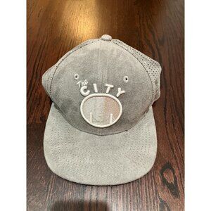 New Era 9Fifty Original Fit Golden State Warriors The City Hat, Gray, One Size